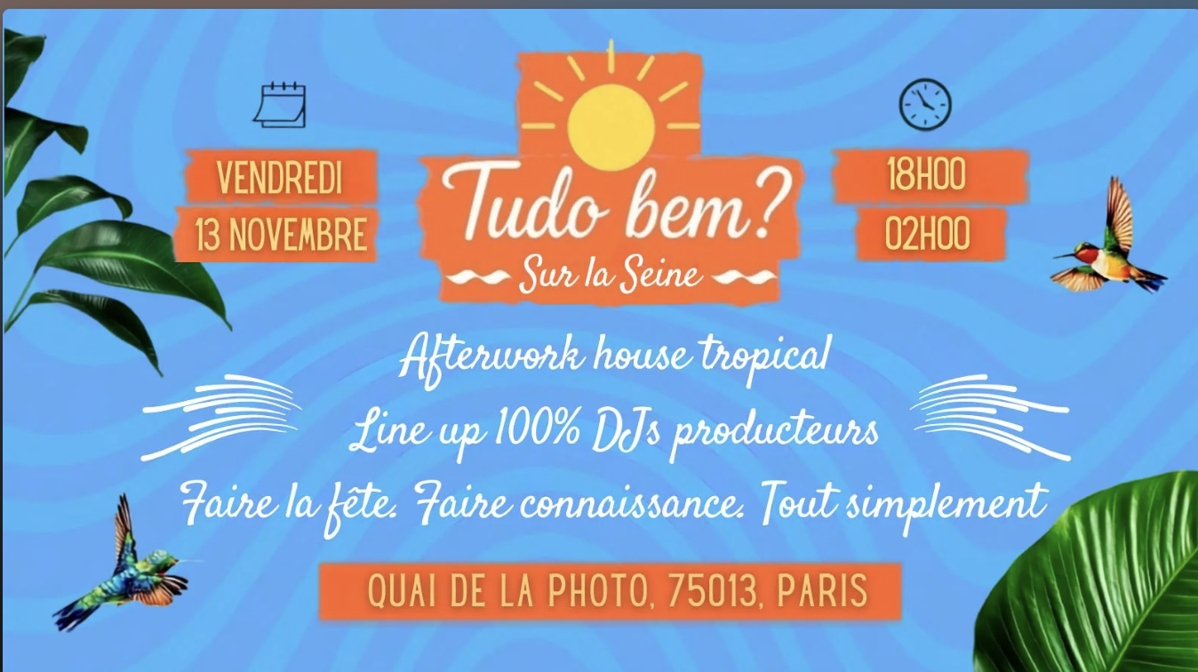 Tudo bem? sur la Seine · 13 novembre · Quai de la Photo