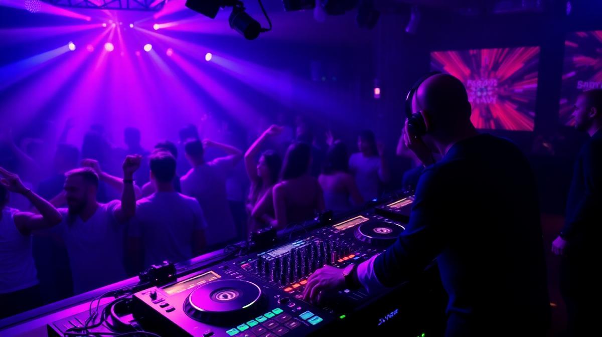 Cover image for the article "How to Mix in a Club: The Complete DJ Guide" — club